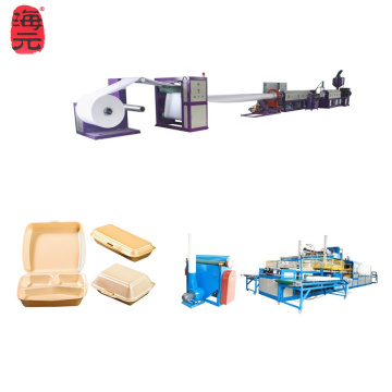 PS Foam Plastic Plate Vacuum Forming Machinery